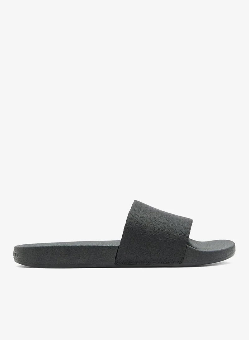 CALVIN KLEIN Logo Jacquard Slides