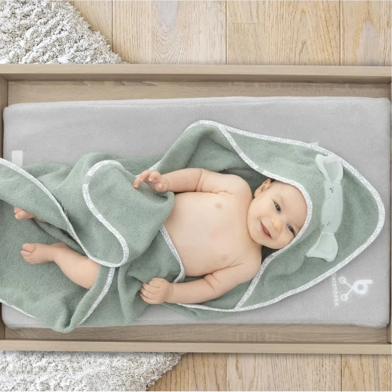 Gezenbebe Hero Hero Head Baby & Kids Drying Towel Elephant