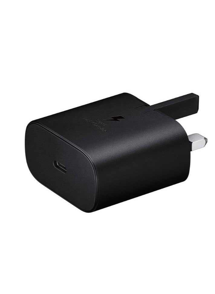 Generic - 25W Super Fast Charger Type C for Samsung Galaxy S24, S23, S22, S22 Ultra, S22+, S21, S20, A15, A25, A35, A55 5G, A05, A54, A53, A34, A32 TAB,USB C Super Fast Charger Adapter with USB C - Image 1