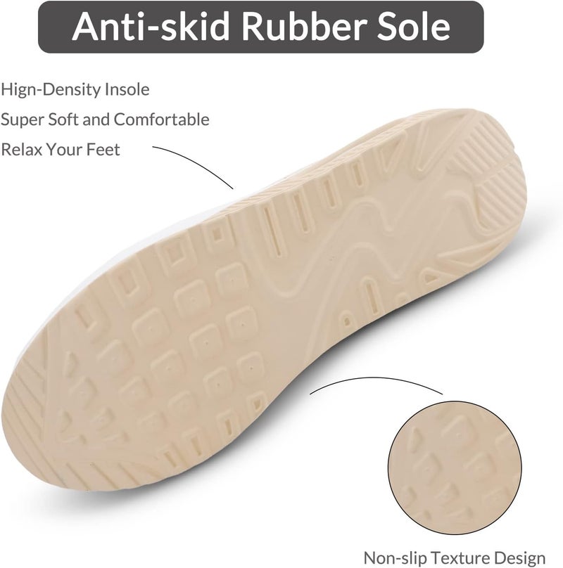 Womens Nurse Shoes Slip on Walking Shoes Casual Air Cushion Platform Mesh Walking Sneaker Adjustable Comfort Working Nurse Shoes - Image 5