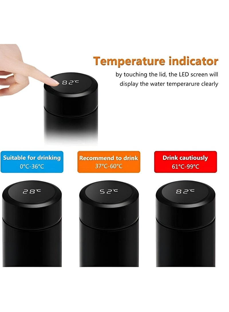 Smart Cup Smart Thermos Cup, Smart Water Bottle, 500ml LED Temperature Display Thermos Cup, Stainless Steel Vacuum Travel Mug - Image 4