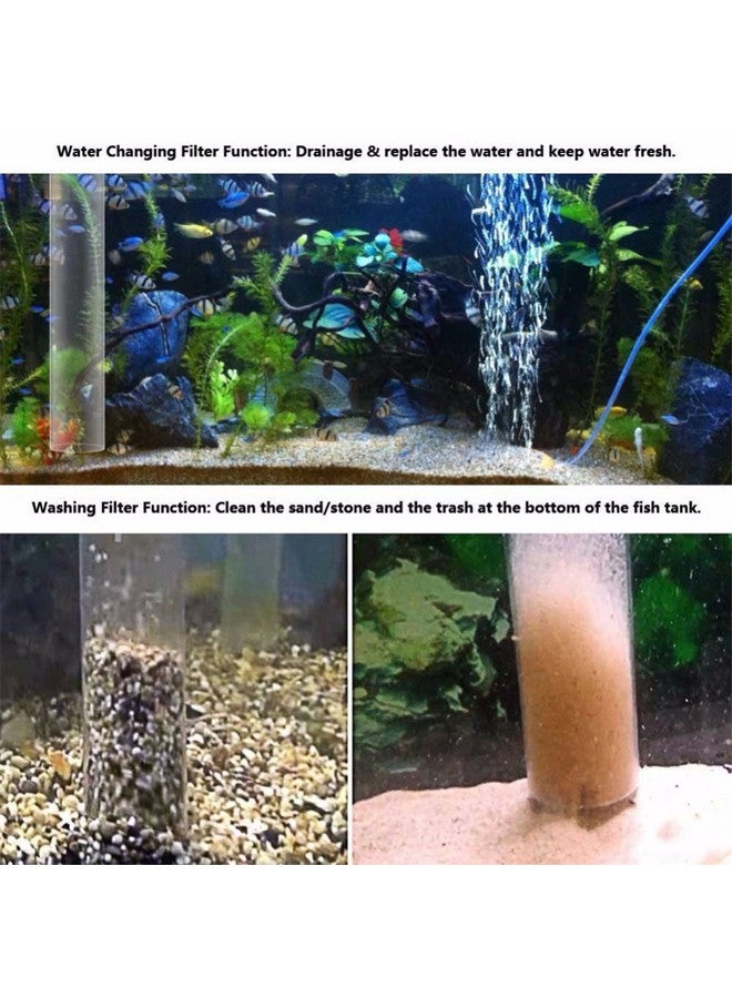 VAYINATO Jeneca Aquarium Fish Tank Manual Water Exchanger, Gravel Cleaner, Fish Waste Remover From Fish Tank Bottom As-666B - Image 4