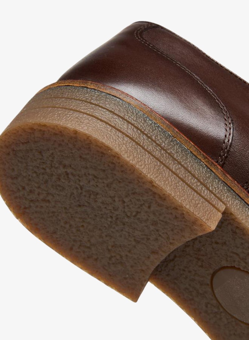 دوتشيني أحذية ديربي رجالية برباط بلون سادة - Image 5