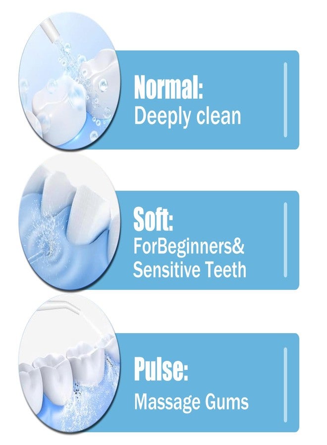 Pinkind 3 Pack Water Flosser Replacement Tips for Oralfree, Nicwell, Nicefeel, COSLUS, Oral Irrigator Jet Tip Nozzel fits for Mospro, Zerhunt Water Flosser, Black - Image 3