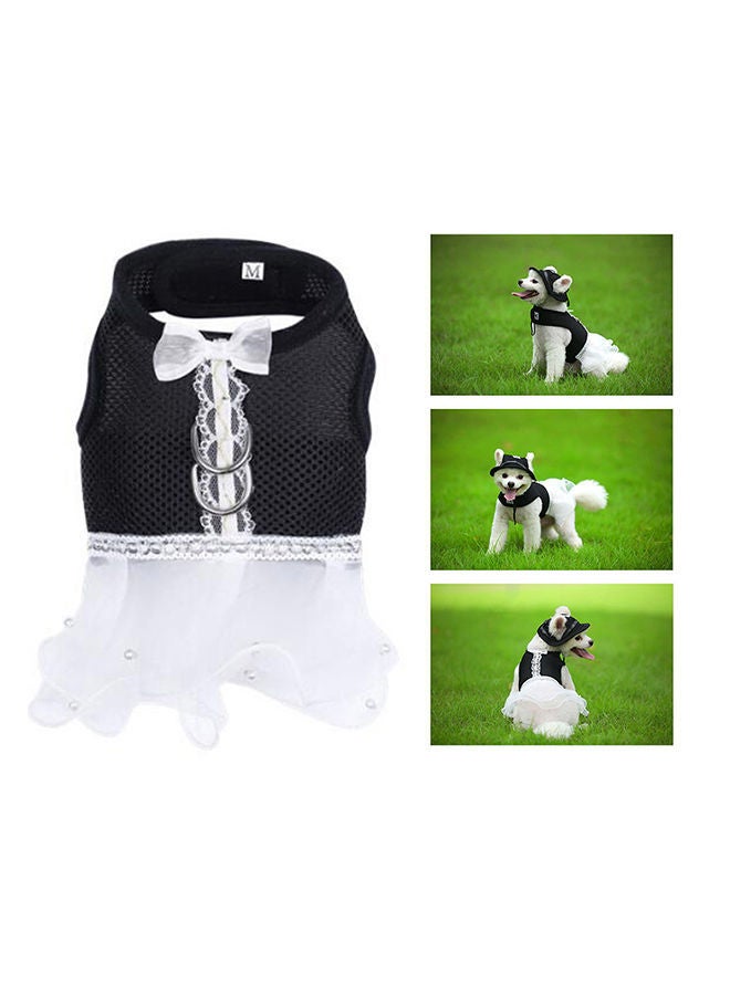 NIBEMINENT Tutu Skirt For Pet Black/White 19x1.50x18cm - Image 2