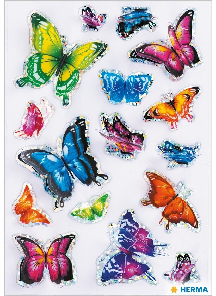 Herma Magic 3D Butterflies Tags  - Image 1