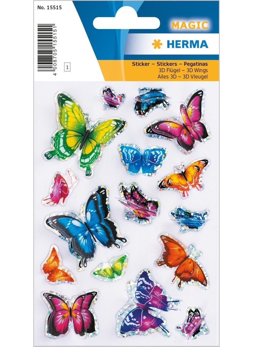 Herma Magic 3D Butterflies Tags  - Image 2