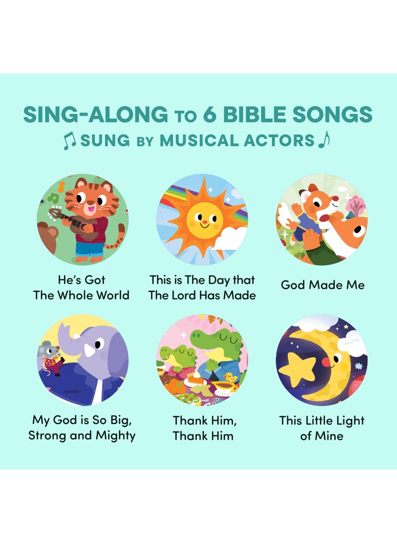 Hello 2 Kids God Made Me - Christian Sound Book, Sing Along Bible Songs | Christening, Dedication, Baptism Gifts for Boys, Girls, Kids, Babies | Religious Toys, Interactive Music Books for Toddlers  - Image 3