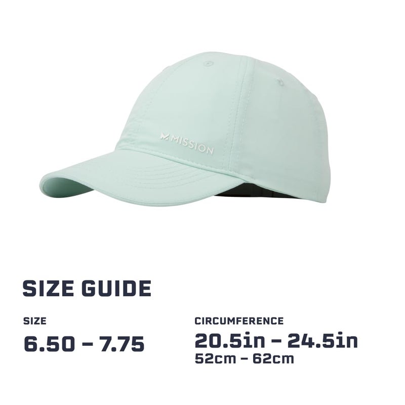 MISSION Cooling UPF Performance Hat - Unisex One Size Cap for Workouts, Golf & Running - Sweat & Water Activated Technology (Honey Dew) - Image 3