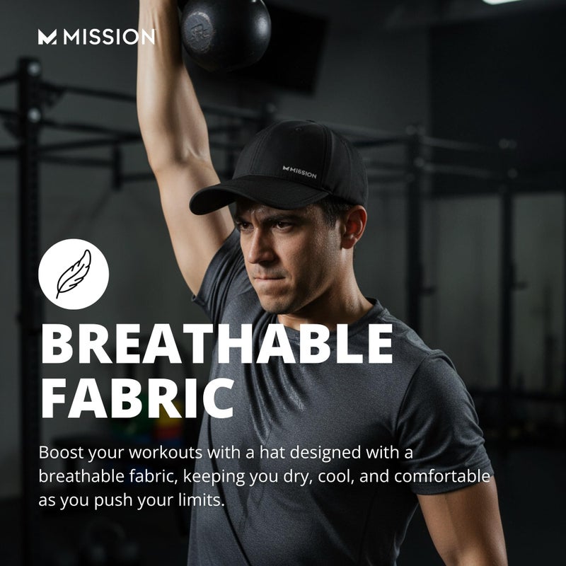 MISSION Cooling UPF Performance Hat - Unisex One Size Cap for Workouts, Golf & Running - Sweat & Water Activated Technology (Honey Dew) - Image 5