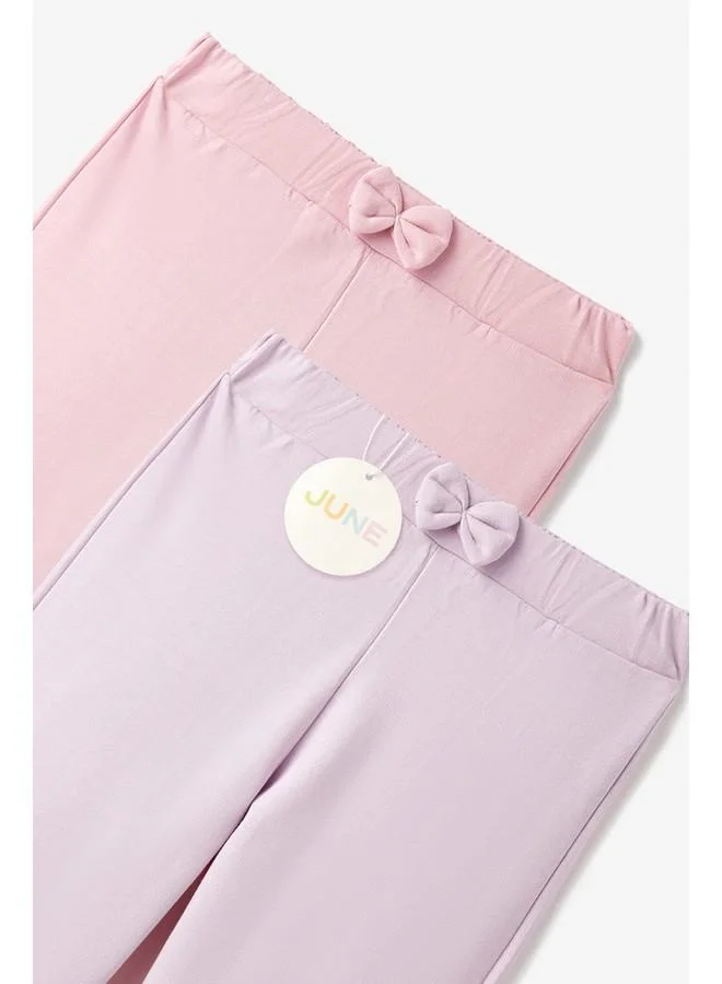 JUNE June Baby Girl 2-Pack Sweatpant Lilac - Pink
