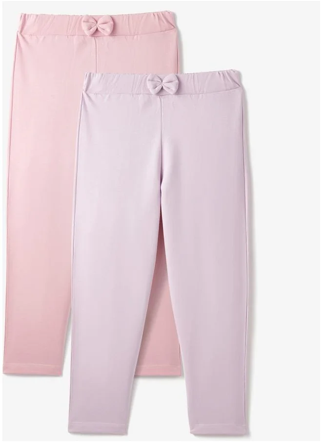 جون June Baby Girl 2-Pack Sweatpant Lilac - Pink