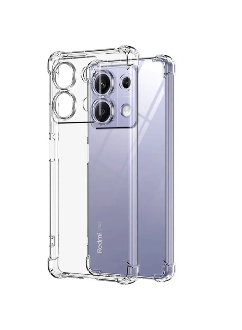 حافظة لهاتف Redmi Note 12 5G، حافظة شفافة مرنة ناعمة من TPU، غطاء واقي نحيف لهاتف Xiaomi Redmi Note 12 5G - Image 1