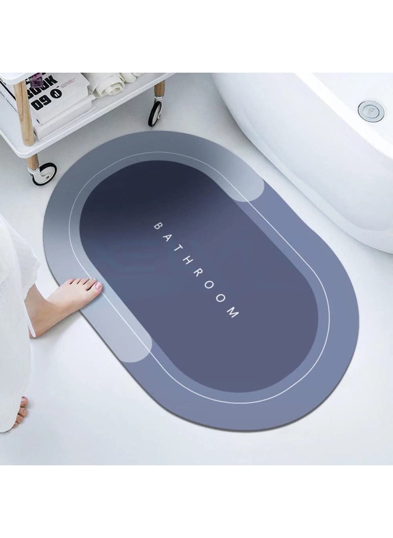 Baker's Signature - Bathroom mat Water Absorbent mats Diatomite Door Mat Anti-Slip Bath Mat Quick Drying Absorbent mat for Home, Kitchen - Image 1