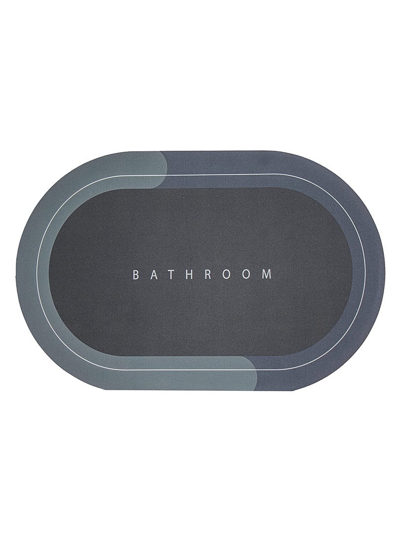 Baker's Signature - Bathroom mat Water Absorbent mats Diatomite Door Mat Anti-Slip Bath Mat Quick Drying Absorbent mat for Home, Kitchen - Image 1