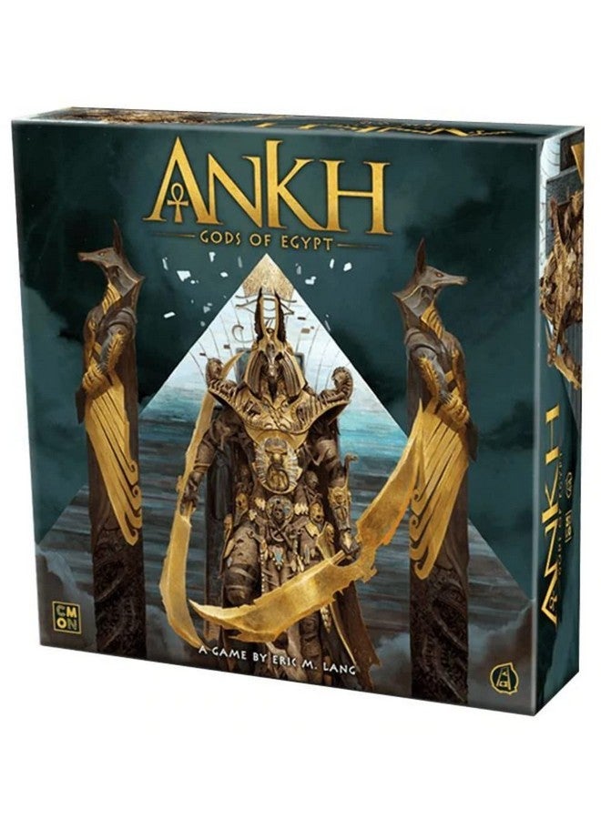 Ankh Gods of Egypt Board Game - Engage in Divine Rivalry, Mythical Strategy, and Monumental Domination in this Epic Game for Kids and Adults, Ages 14+, 2-5 Players, 90 Minute Playtime, Made by CMON