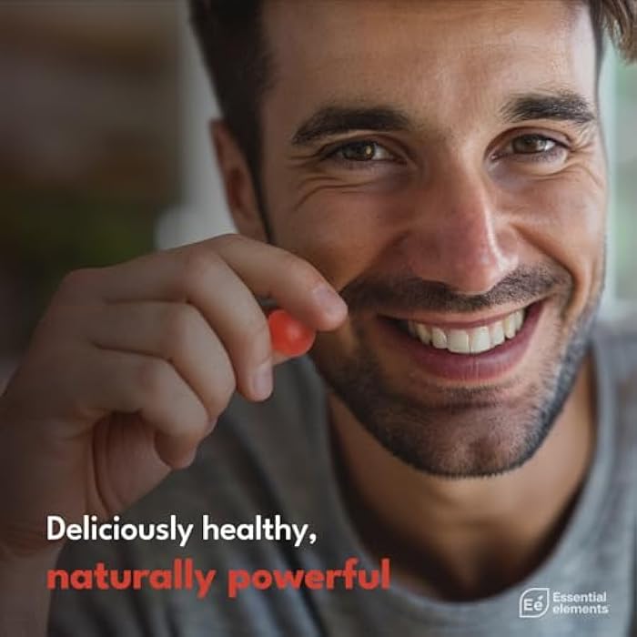 Essential Elements Apple Cider Vinegar Gummies from The Mother - 60 Count (3 Pack) - Image 4