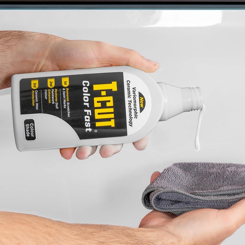 T-Cut 3 in 1 Color Fast Paintwork Restorer Car Polish - 500ml - Image 3
