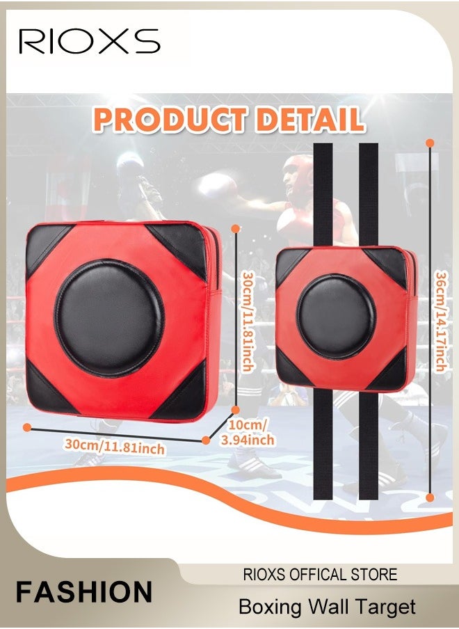 RIOXS Boxing Wall Target Household Wall Hanging Fighting Target Sanda Training Equipment Adult and Child with Elastic Boxing Band Sweat Absorbing Sanda Band  - Image 4