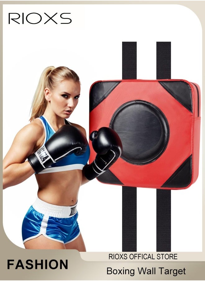RIOXS Boxing Wall Target Household Wall Hanging Fighting Target Sanda Training Equipment Adult and Child with Elastic Boxing Band Sweat Absorbing Sanda Band  - Image 1