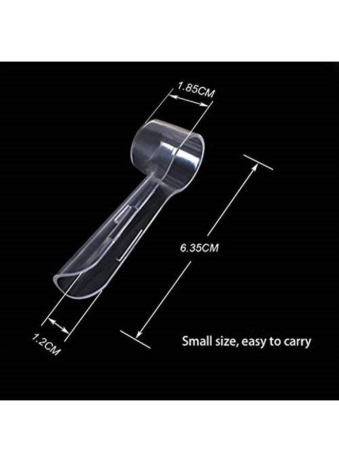 Nincha 4 Packs Hygienic Protective Cover + 1 Electric Toothbrush Heads Storage Case for Oral B Toothbrush Heads - Image 4