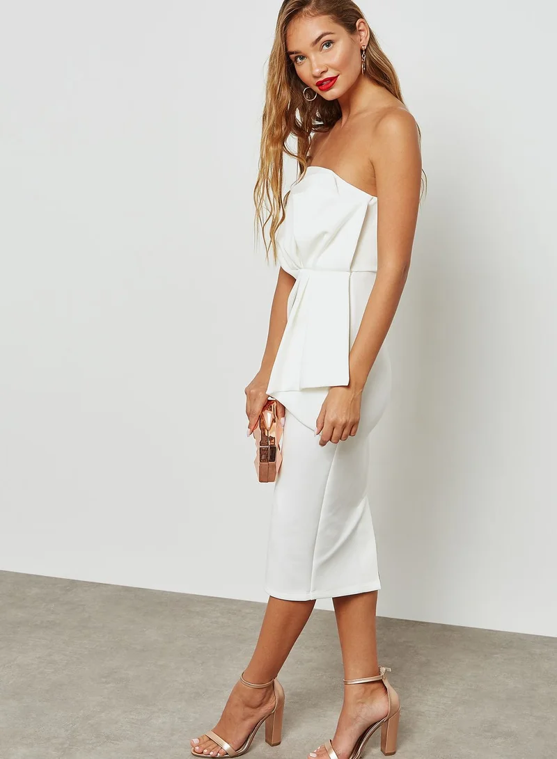 Miss Selfridge Bandeau Bow Dress