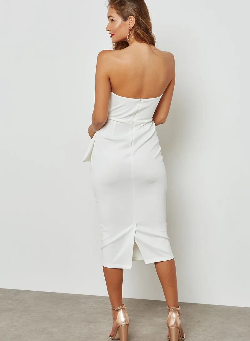 Miss Selfridge Bandeau Bow Dress