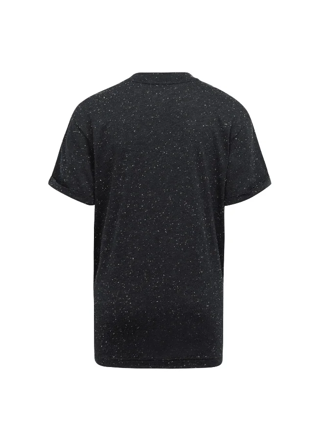 Adidas G Fi Bl T Black Training T-Shirts 7-8Y