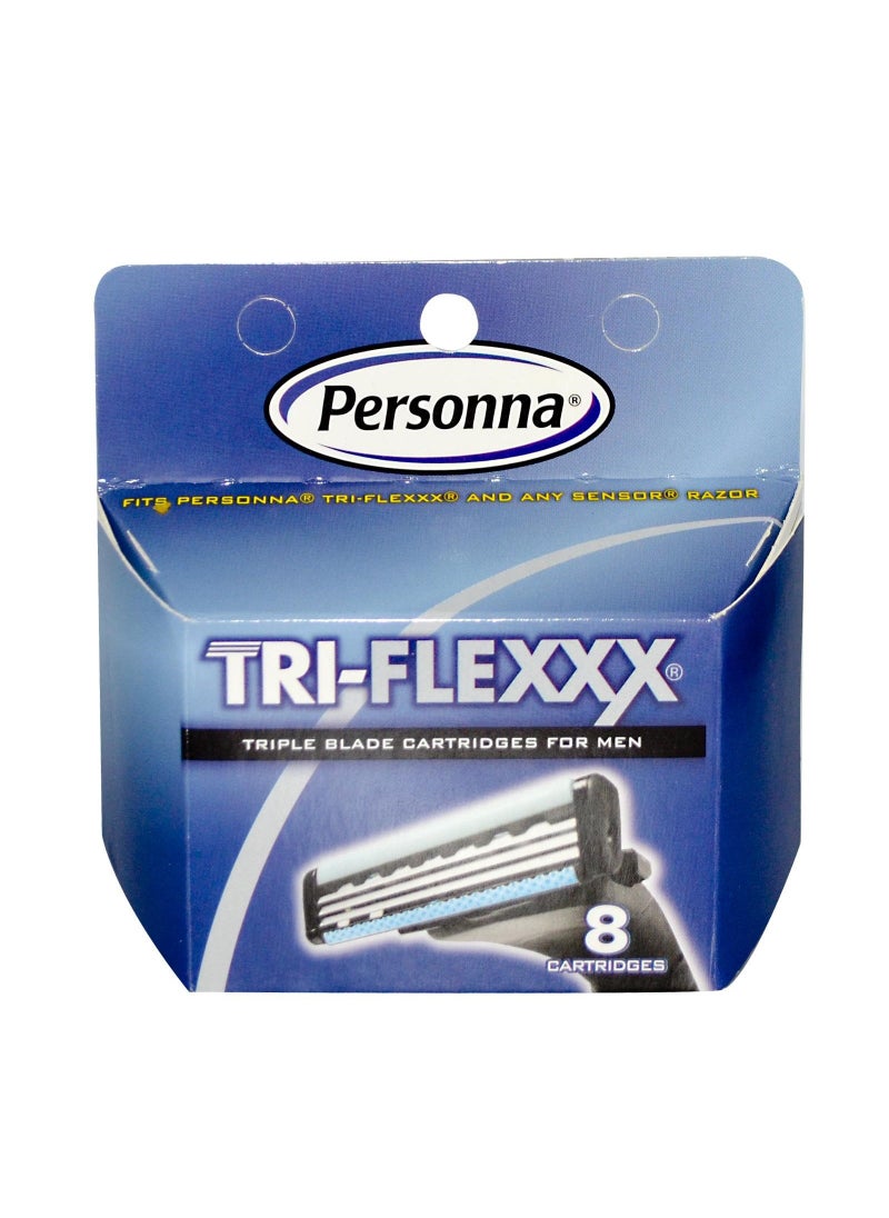Personna - Personna Triflexxx Cartridges for Men - 8 Ea, 12 Pack - Image 1