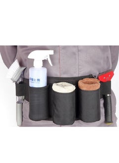 Generic Waist Tools Bag Adjustable Tool Pouch With Tightness Zipper Seal Buckle Design For Holding Various Cleaning Or Gardening Tools Waterproof Oxford Cloth Cleaner's Waist Bag  - Image 1