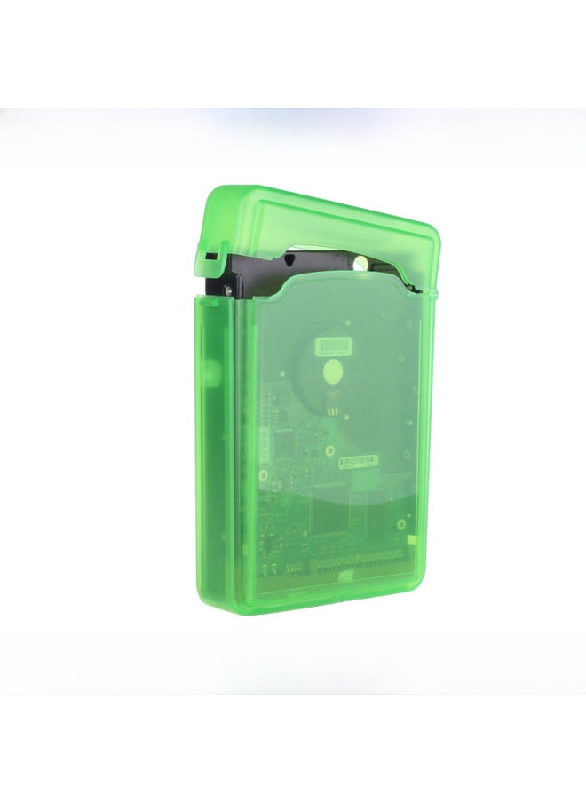 Generic 3.5 Inch Hard Disk Protection Box Hard Disk Protection Bag Shockproof PP Storage Box Mobile Hard Disk 3 Anti-box-Color:Blue Translucent  - Image 3