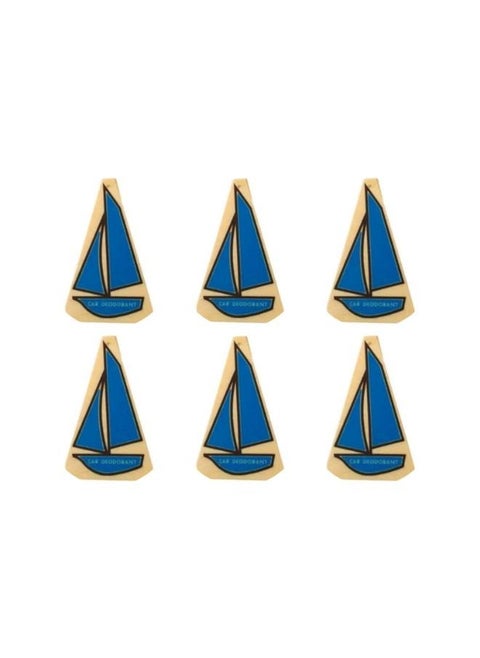 6-Piece Paper Car Air Freshener Set