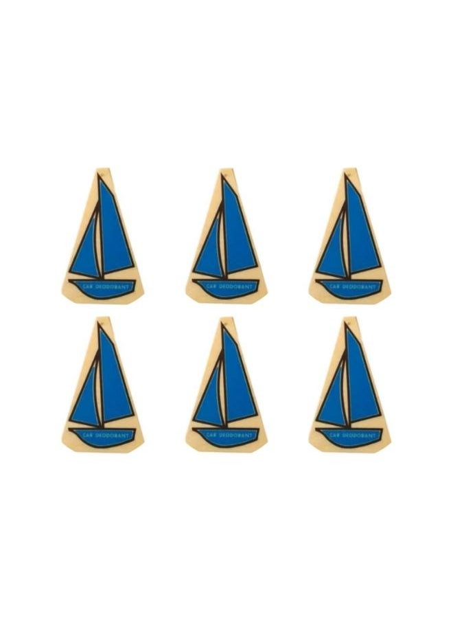 6-Piece Paper Car Air Freshener Set