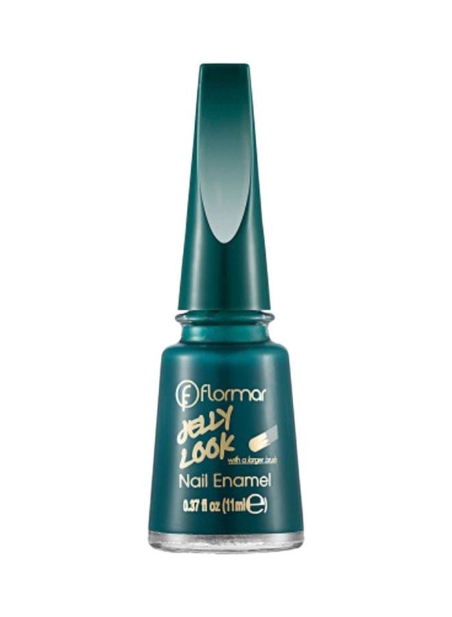 Jelly Look Nail Enamel JL17 Green Passport