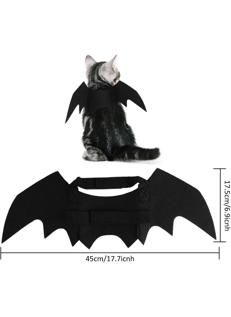 Mumoo Bear Pet Cat Bat Wings For Halloween Party Decoration, Puppy Collar Leads Cosplay Bat Costume,Cute Puppy Cat Dress Up Accessories. Next step: Improve listing quality - Image 4