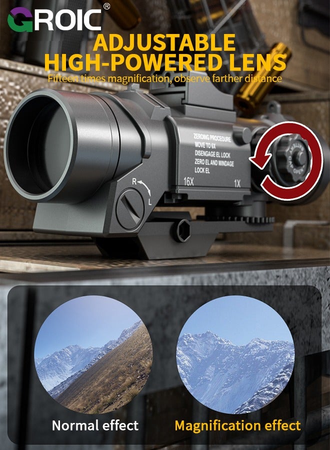 GROIC Toy Gun Soft Bullets Education Toy,Blaster Gun AK47, 16X Mirror Effect Toy Guns,DIY Toy with Rich Accessories ,Shooting Games Toys for Kids, Kids Holiday Birthday Gifts - Image 5