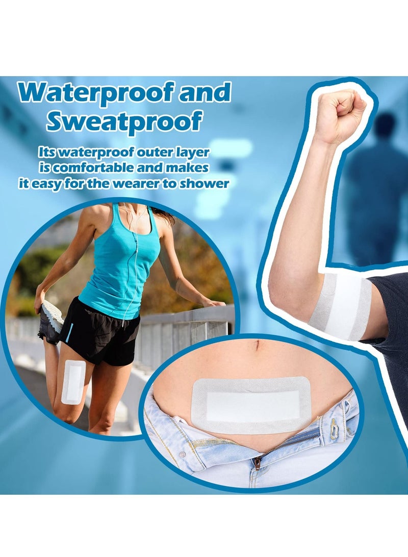 SYOSI 15 Pieces Gauze Island Dressing with Border Wound Bandage Sterile Adhesive Gauze Pad Patch Waterproof Breathable Border Individual Pouch Tape (10 X 20 cm) - Image 5