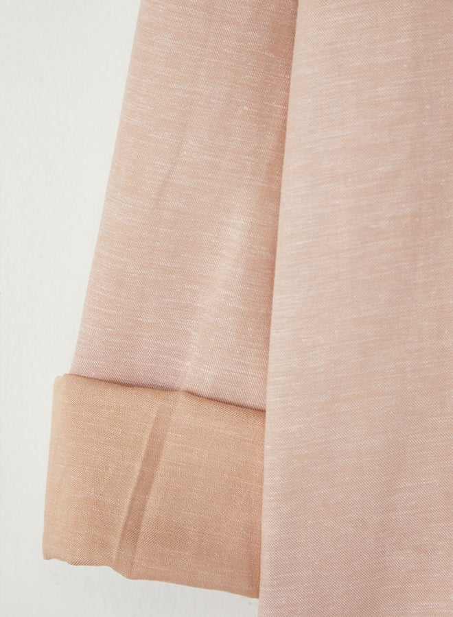 trendyol Light Rose Dried Fit Shirt Collar Long Sleeve Regular Woven Shirt - Image 4