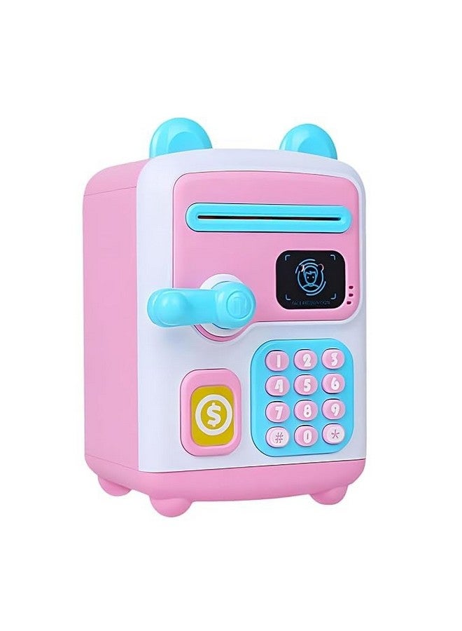 GENZ Face Recognition Money Box/Piggy Bank for Kids Savings Bank for 3+ Yrs Girls & Boys Money Deposit and Withdrawal Piggy Bank for Saving Money and Passcode Money Savings Bank - Image 1