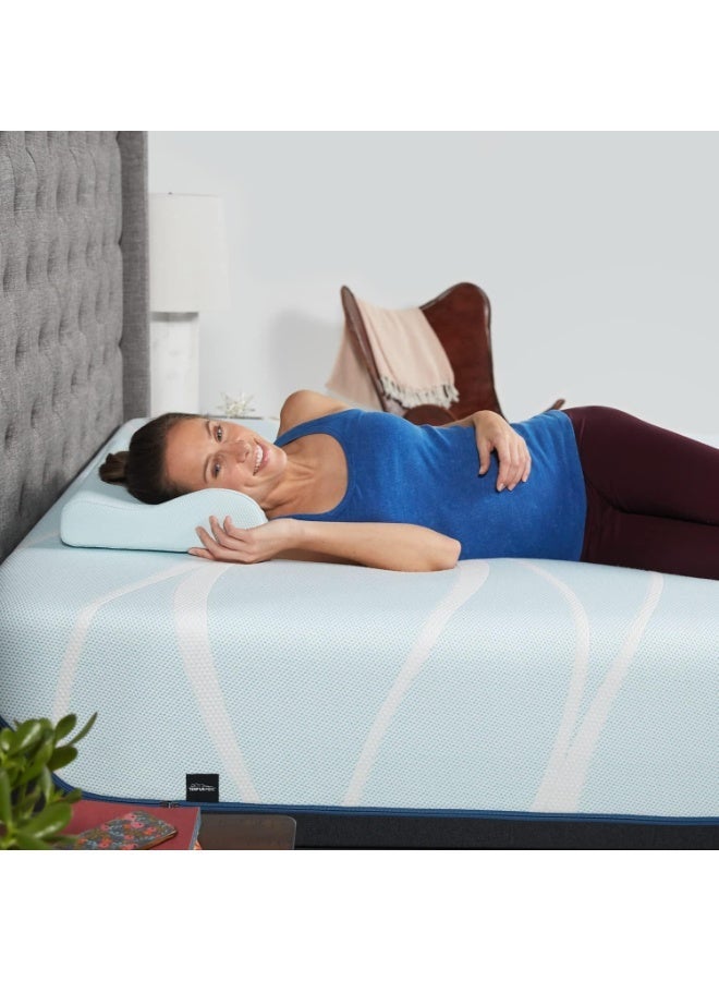 Ergonomic Memory Foam Neck Pillow – Medium Firm, Cooling Comfort for Neck Pain Relief & Side, Back, Stomach Sleepers - Image 2