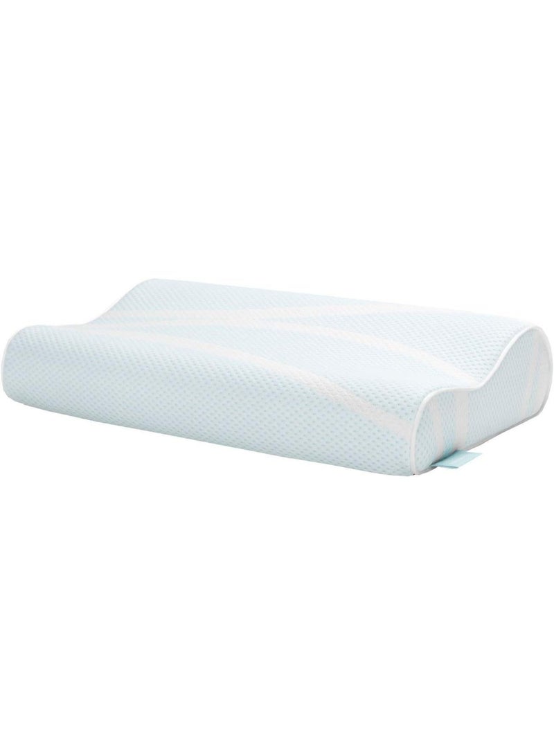 Ergonomic Memory Foam Neck Pillow – Medium Firm, Cooling Comfort for Neck Pain Relief & Side, Back, Stomach Sleepers - Image 1