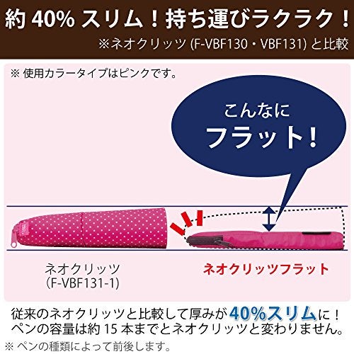 Kokuyo Pencil Case Neocritz Flat Navy (F-VBF160-1) - Image 3