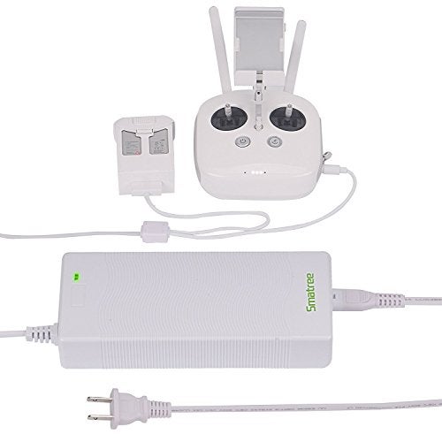 Smatree 120W Rapid Battery Charger Compatible with DJI Phantom 4 Battery/Remote Controller - Image 2