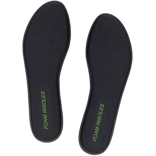 Endoto Memory Foam Insoles for Skechers Shoes Replacement Cushion Inserts for Women Shock Absorbing Foot Comfort All DayColorBlackSizeUS Women10EU40 - Image 1