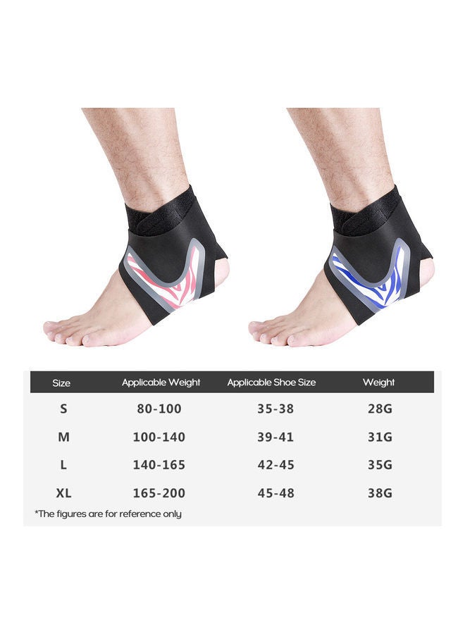 NIBEMINENT Light Breathable Pressor Outdoor Sport Ankle Guard Cover To Prevent A Sprained Basketball And Football Climbing Gear XL 15*2*12cm - Image 5