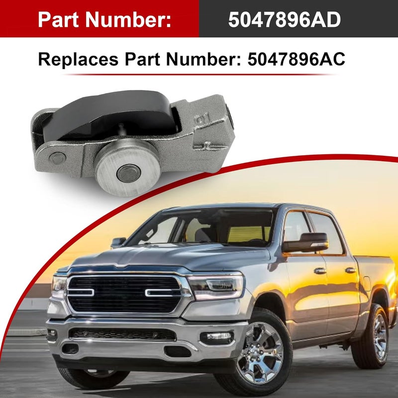 Jetuplusllc ذراع صمام الروكر اليسار أو اليمين 05047896AD لشاحنات كرايسلر، دودج، جيب، ورام بمحركات 3.6L - Image 3