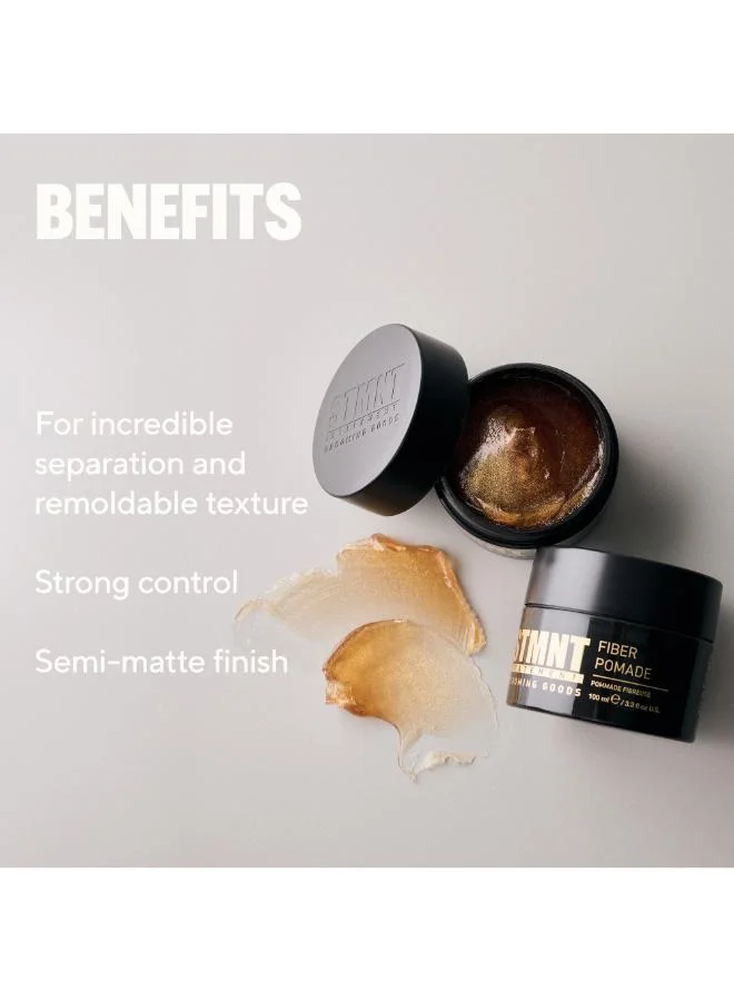 Stmnt STMNT Fiber Pomade - Semi-Matte Finish - 100ml