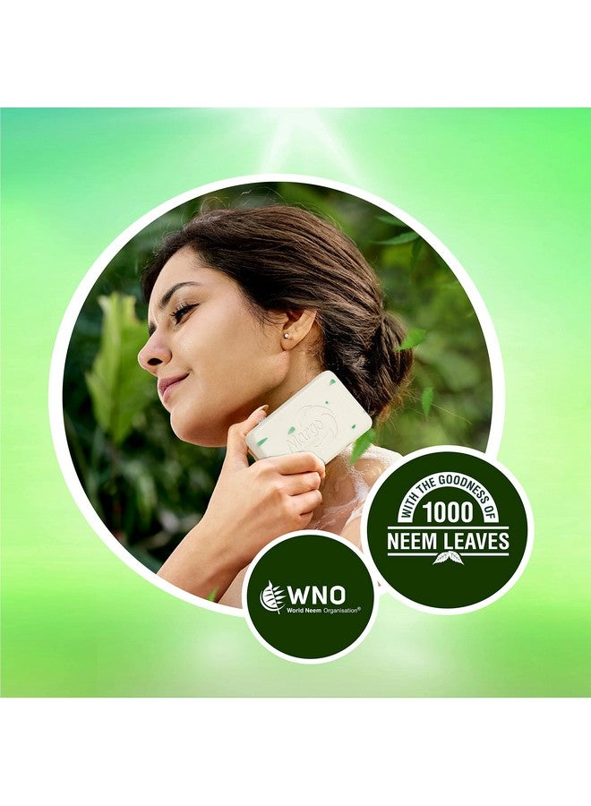 Margo Neem Naturals Soap | Enriched With Almond Oil & Rose | Soap For Clear & Radiant Skin [100Gm X 5] - Image 3