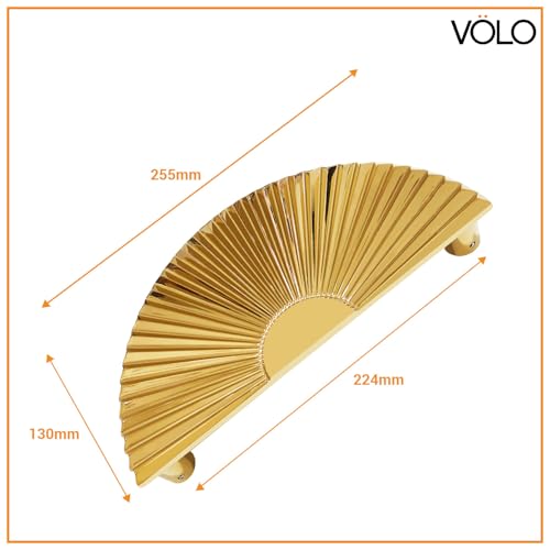 VOLO Main Door Handle/Door Handles for Main Door/Glass Door Handle/Pull Handles, for Home/Office/Hotels(Model- S-615) (Pack of 1 Set) (Gold, 224MM) - Image 2