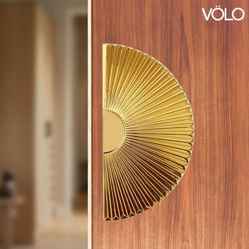 VOLO Main Door Handle/Door Handles for Main Door/Glass Door Handle/Pull Handles, for Home/Office/Hotels(Model- S-615) (Pack of 1 Set) (Gold, 224MM) - Image 3